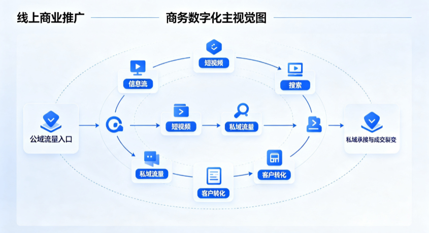 汉源县线上商业推广怎么做？全域流量闭环搭建与低成本转化实战指南